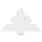 Ekena Millwork Redmond Architectural Grade PVC Gable Bracket, 36"W x 21"H x 4"D x 6"F, 14/12 Pitch GBP036X21X0406RED00 - alternate 5